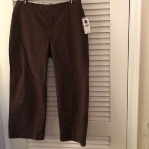 Gap cropped Capri brown pants size 6